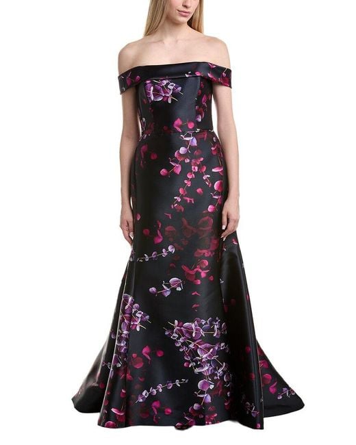 Amsale Blue Gown