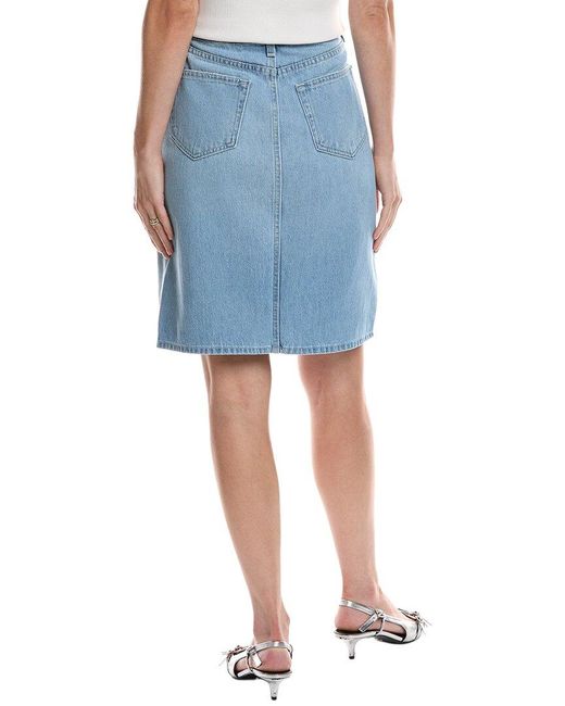 L'Agence Blue Tylee Skirt