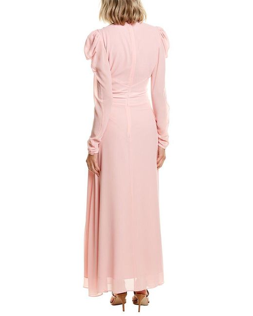 Ronny Kobo Pink Bernadette Maxi Dress