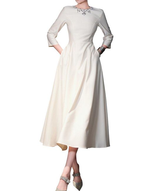 BRC By BURRYCO White Midi Dress