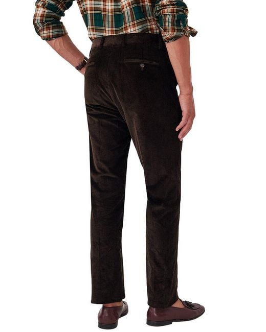 J.McLaughlin Black Oxford Long Pant for men