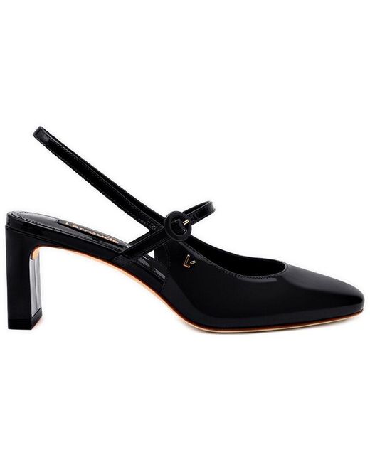 Larroude Black Larroudé Georgina Leather Pump
