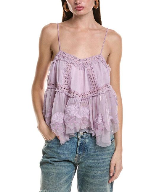 Free People Purple Sweet Escape Cami