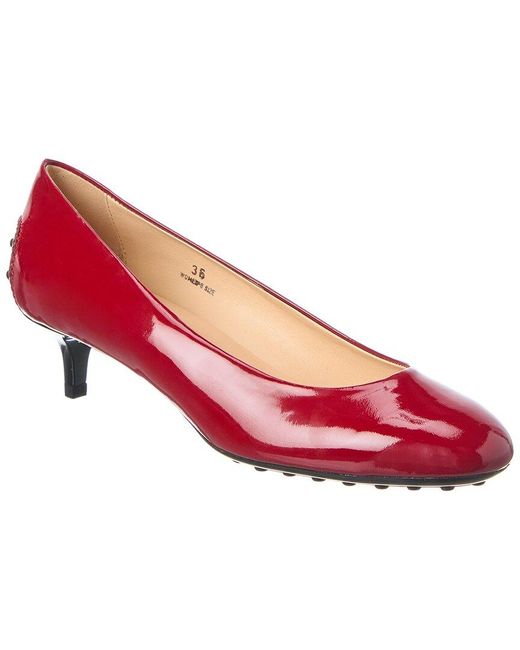 Tod's Pink Leather Pump