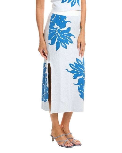 Fate Blue Maxi Skirt