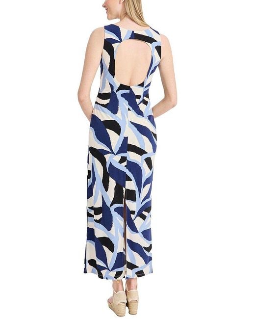 Donna Morgan Blue Midi Dress