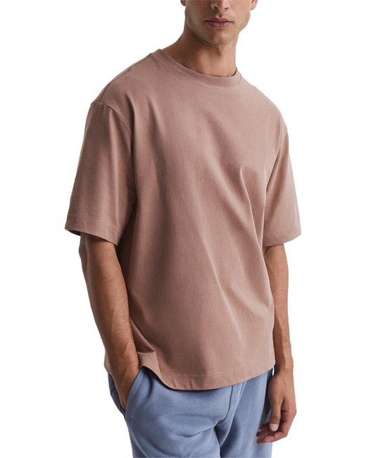 Reiss Multicolor Tate Oversized Garment Dye T-Shirt for men