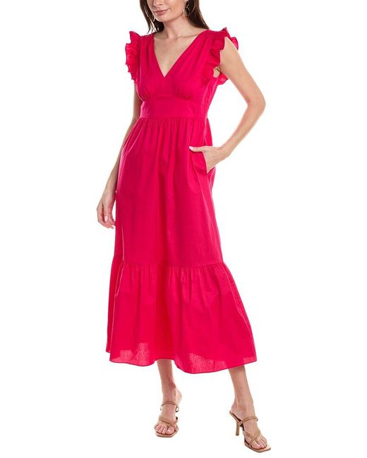 Maggy London Pink Maxi Dress