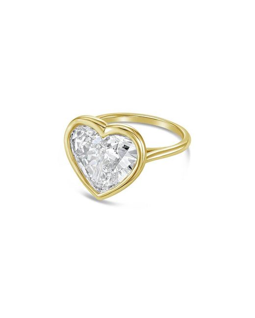 Diana M White Diana M. 14K 6.00 Ct. Tw. Lab-Grown Diamond Bezel Ring