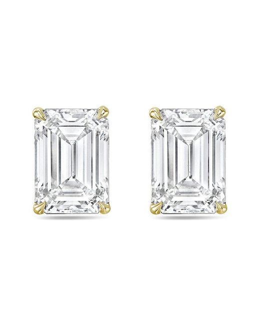 Diana M Metallic Diana M. 14K 8.00 Ct. Tw. Lab-Grown Diamond Earrings