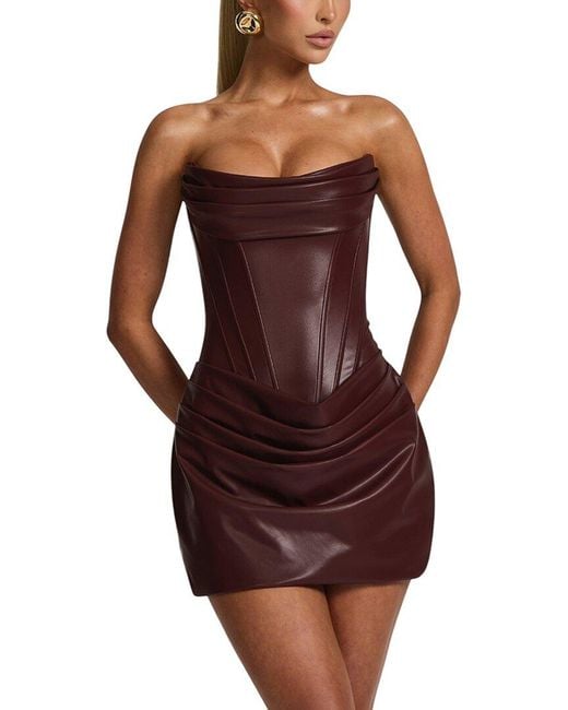 Monique Lagarde Purple Mini Dress