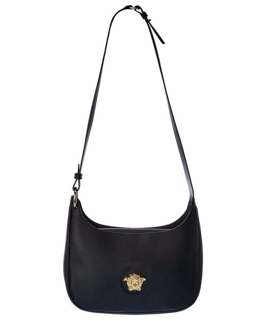 Versace La Medusa Medium Leather Hobo Bag in White Lyst