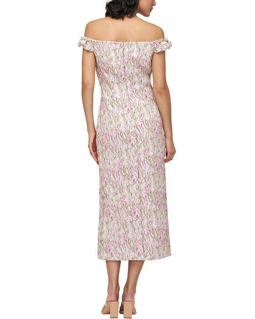 JS Collections White Adalyn Cocktail Dress