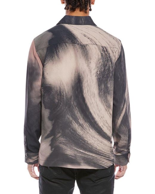 Jonathan Simkhai Gray Finn Camp Shirt for men