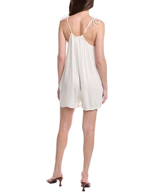 Beachlife White Short Jumpsuit