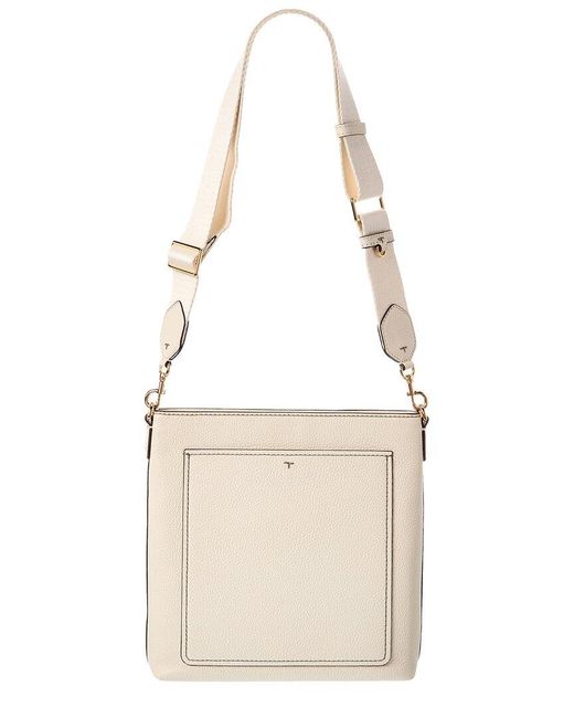 Tory Burch Thea Leather Swingpack Crossbody in Natural | Lyst