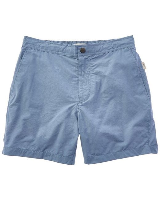 Onia Blue Calder Swim Trunk for men