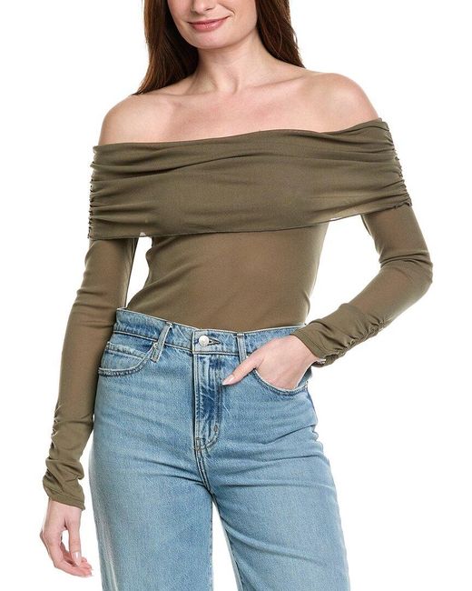 Free People Blue Forget Me Not Bodysuit