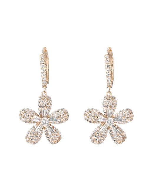 Eye Candy LA The Luxe Collection Cz Dangle Earrings in White Save 2 Lyst Canada
