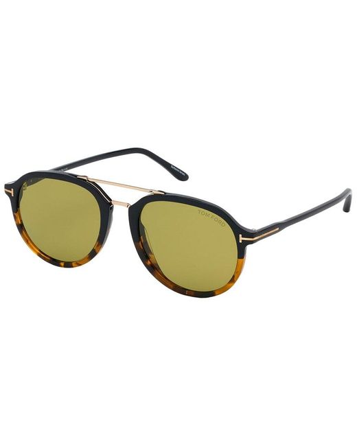 Tom Ford Rupert 53mm Sunglasses in Green for Men | Lyst