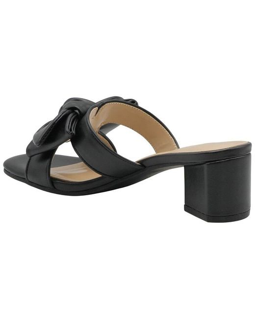 Adrienne Vittadini Black Arnoldo Sandal