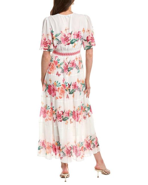 Hale Bob Pink Angie Maxi Dress