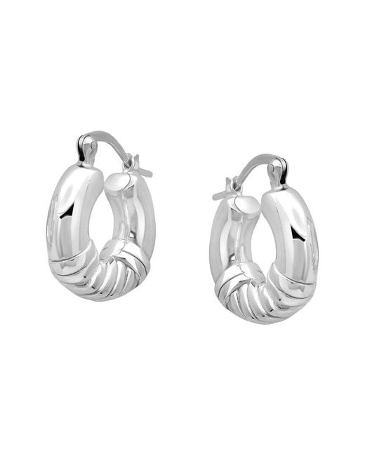 MaxColor Metallic Dangle Earrings