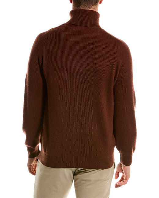 Brunello Cucinelli Brown Cashmere Sweater for men