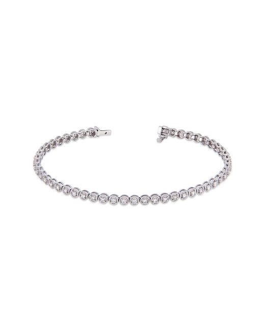 Rina Limor White 14K 1.00 Ct. Tw. Diamond Tennis Bracelet