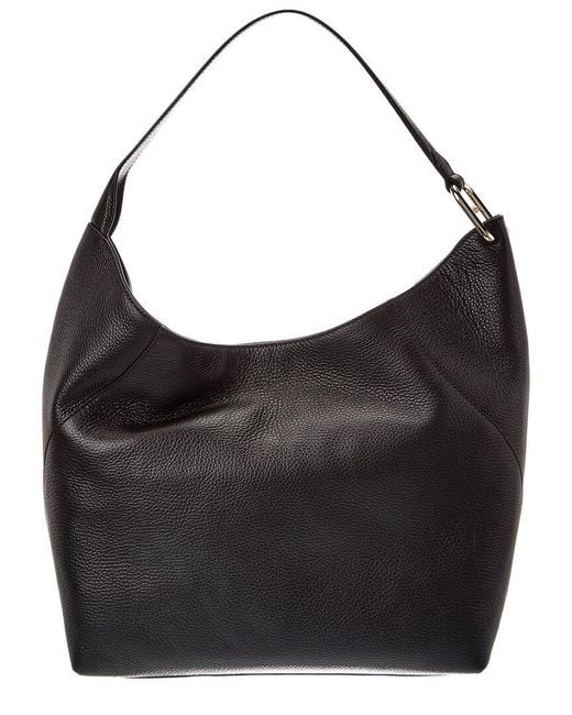 Furla Black Lara Leather Hobo
