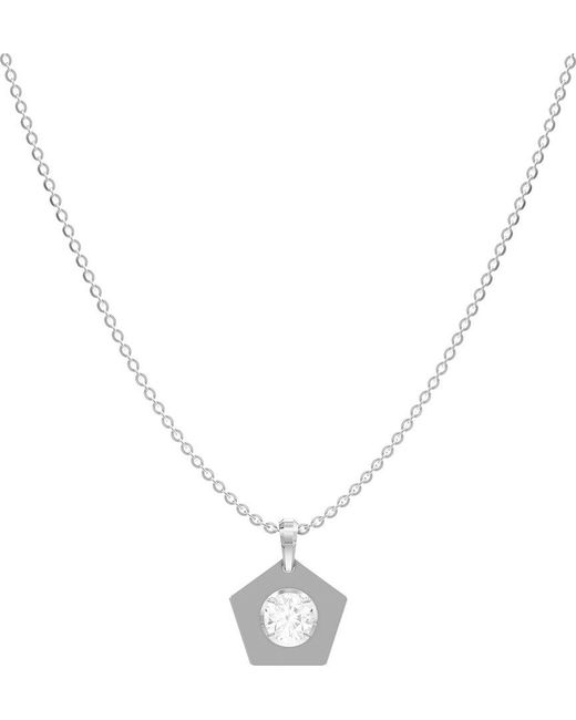Lab Grown Diamonds Metallic 1.00 Ct. Tw. Lab-Grown Diamond Necklace