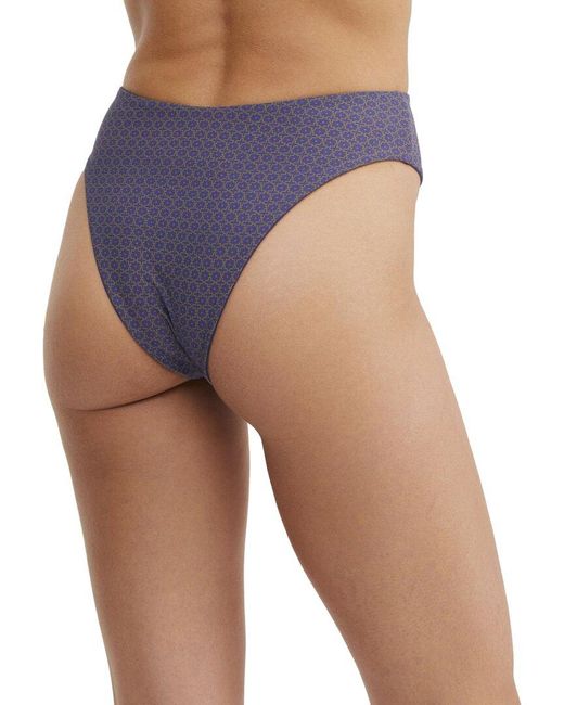 Au Naturel by Gottex Purple Golden Hour Tyra High Leg High Waist Bottom