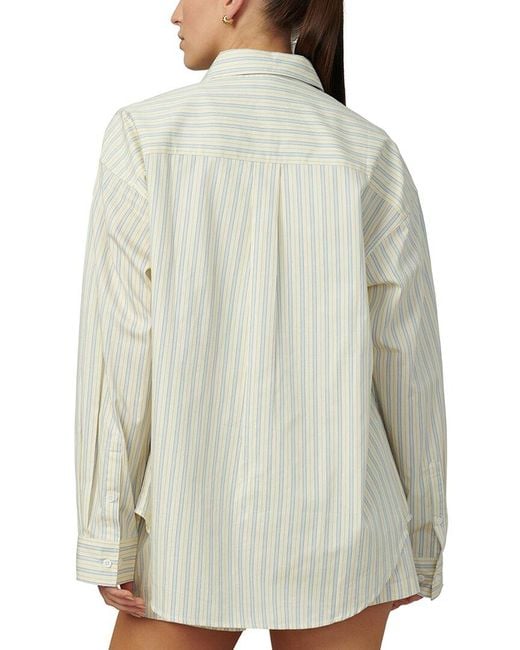 Joe's Jeans White The Boyfriend Button Down Shirt