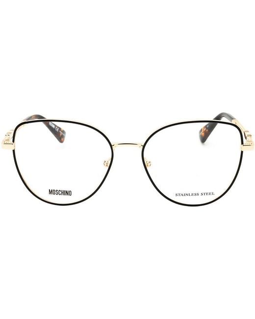 Moschino Black Mos601 52Mm Optical Frames
