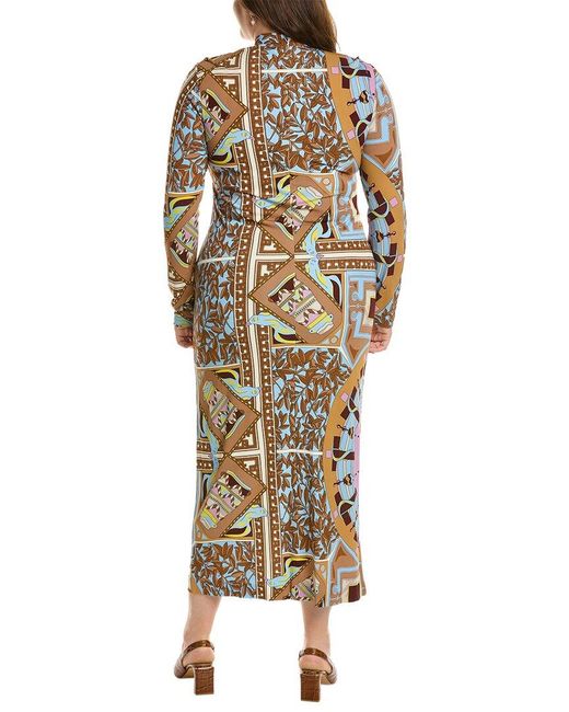 Tory Burch Brown T Garden Maxi Dress