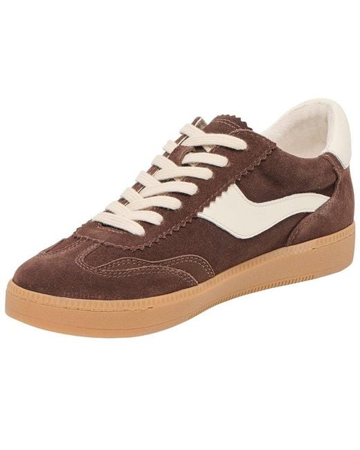 Dolce Vita Brown Notice Suede Sneaker