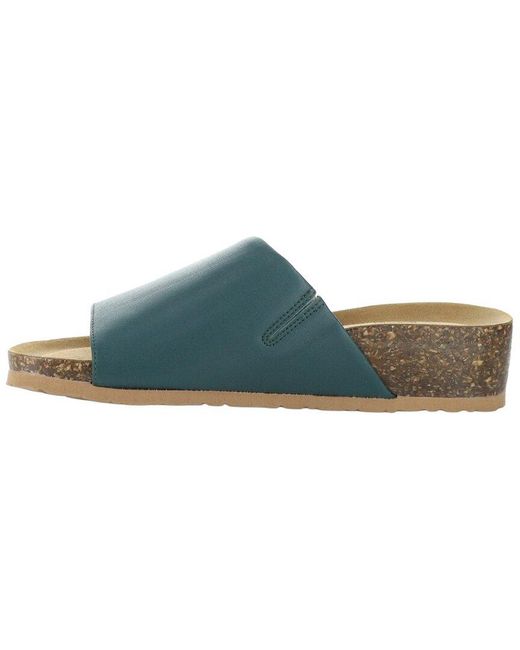 Bos. & Co. Blue Bos. & Co. Lux Leather Sandal
