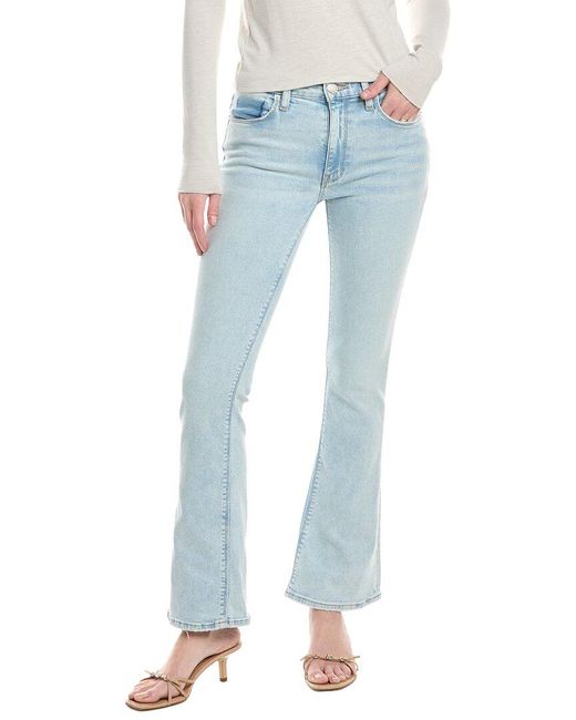 Hudson Blue Nico Mid-Rise Barefoot Flourish Bootcut Jean