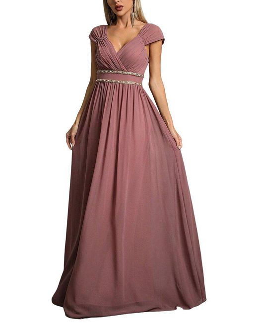 FLORIDA CLOTHING Purple Maxi Dress