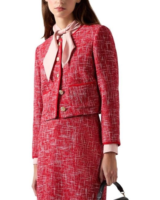 L.K.Bennett Red Alexa Jacket
