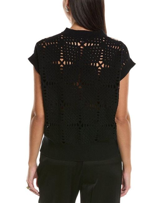 AllSaints Black Marti Top