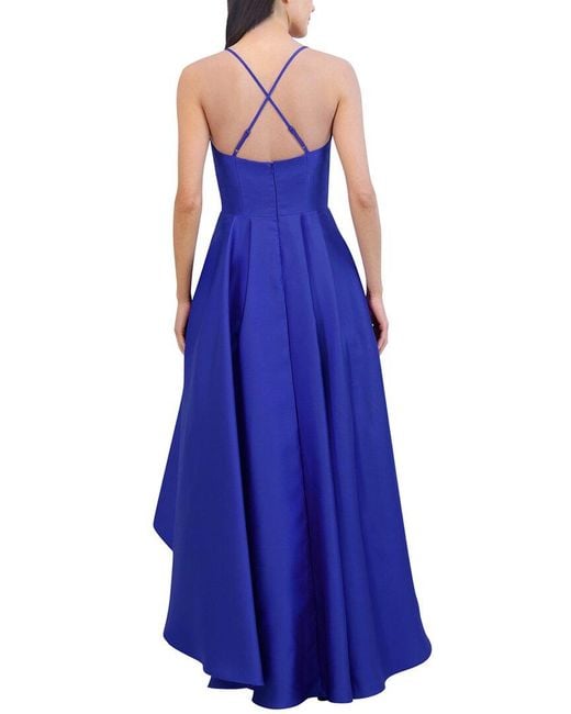 Eliza J Blue Hi-Lo Maxi Dress