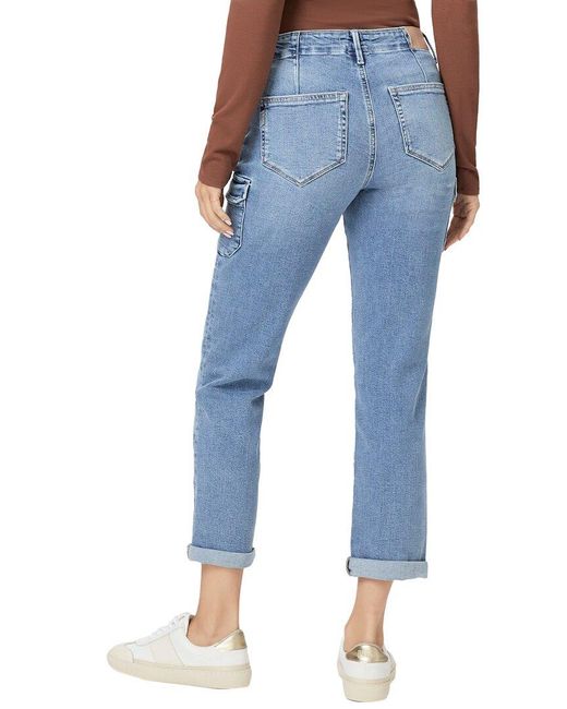 PAIGE Blue Drew Cargo Jean