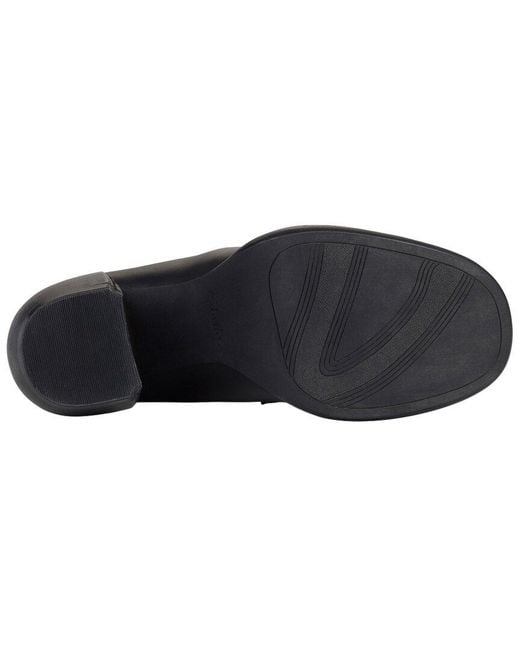 Clarks Black Cur Loafer Leather Loafer