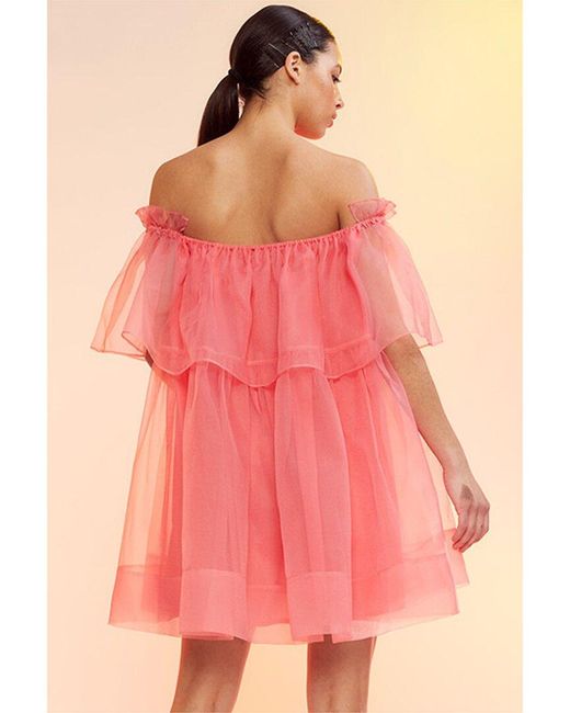 Cynthia Rowley Pink Flirt Organza Dress