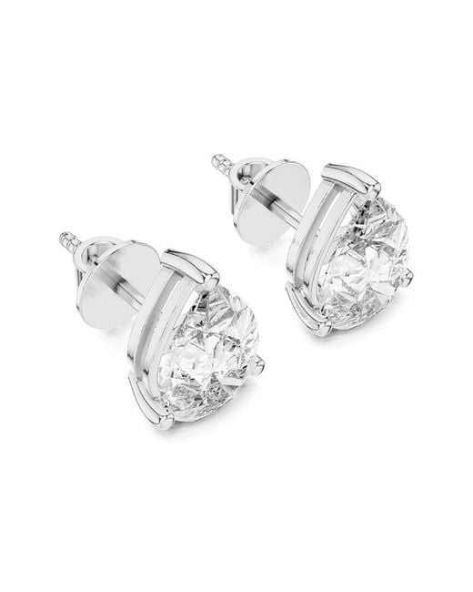 Amairah White 14K 3.50 Ct. Tw. Lab-Grown Diamond Stud Earrings
