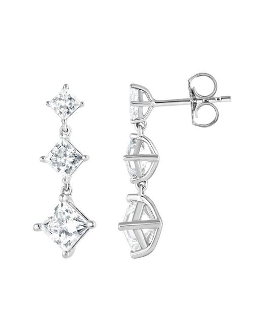 Lab Grown Diamonds White 14K 3.00 Ct. Tw. Lab-Grown Diamond Earring