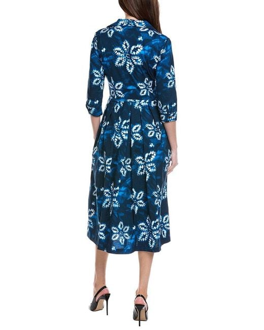 Samantha Sung Blue Audrey 4 Shirtdress