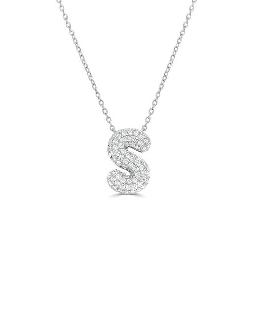 Sabrina Designs White 14K 0.44 Ct. Tw. Diamond Initial Necklace