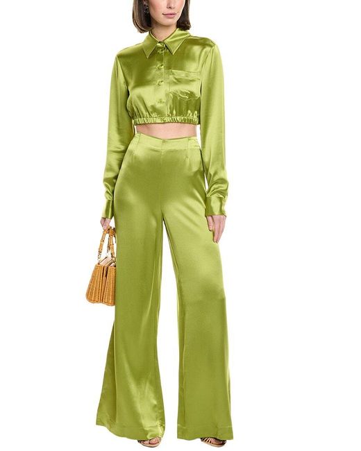 Staud Green Luke Pant